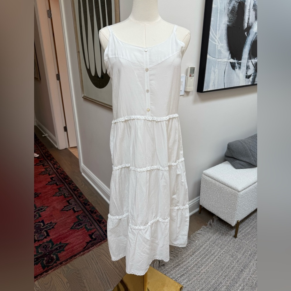 WYETH White Silk Blend All Day Dress - Sz XS